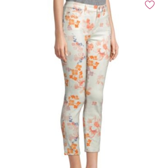 NWT 7 for all mankind floral jeans - Picture 3 of 7